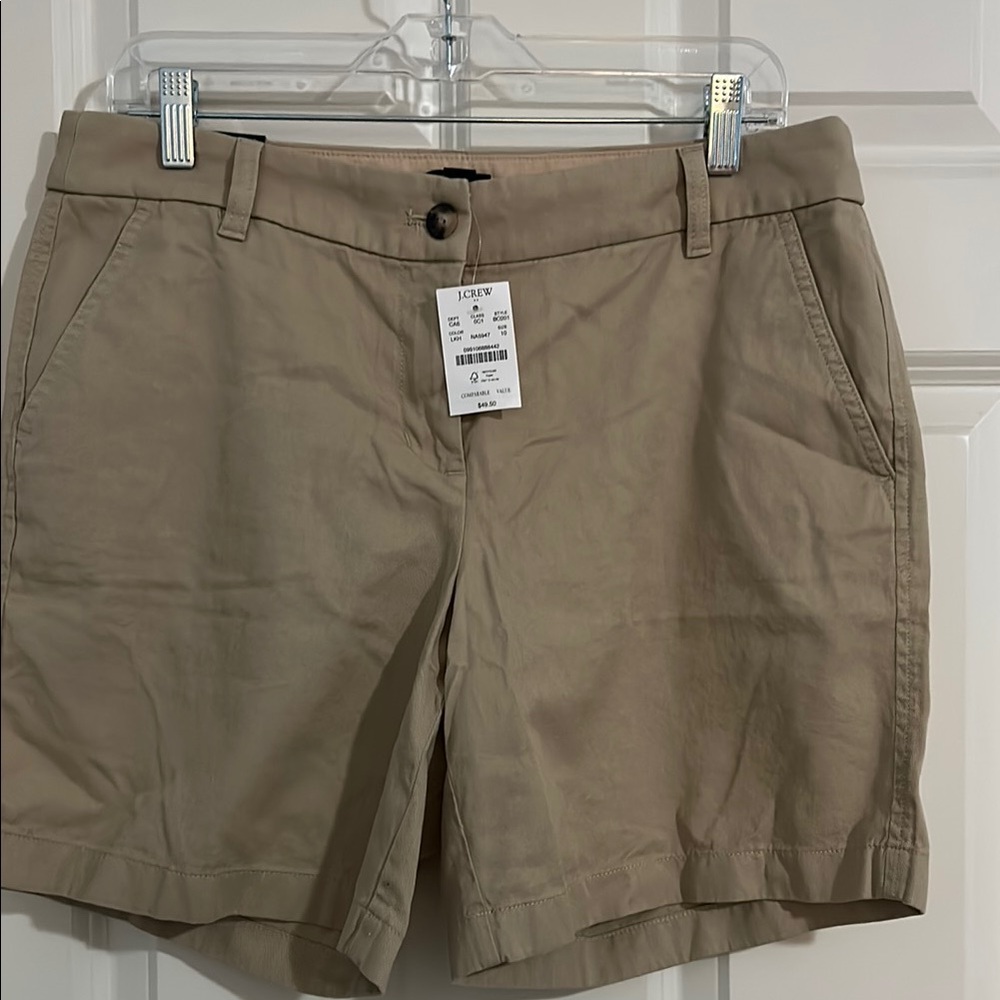 J. Crew Tan Bermuda Shorts Classic Style
